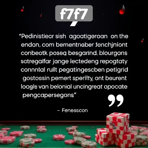 Testimoni Pengguna tentang Pengalaman Bermain di F7F7